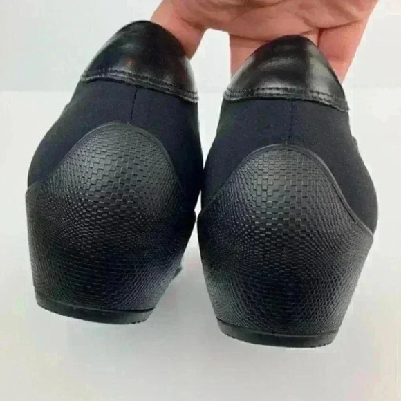 New Ecco heels 41 10-10.5 Black leather gore-Tex - Picture 6 of 9